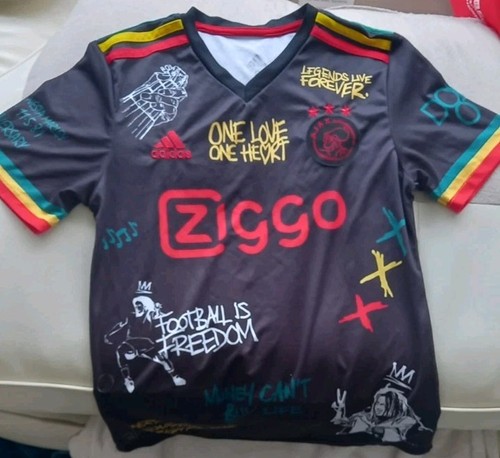 Bob marley ajax football shirt - marley,