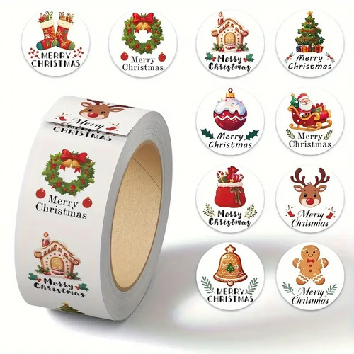 Christmas stickers santa - stickers,