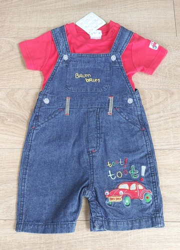 Boys dungarees short t shirt - &, t-shirt