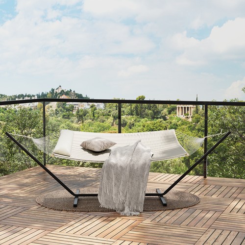 Double hammock with metal - with,