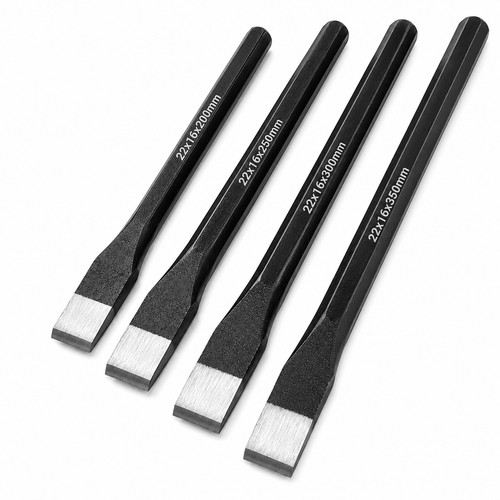 Cold chisel set 4pc heavy - chisel, duty