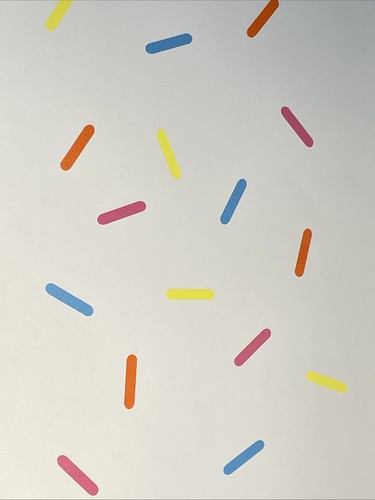 Vinyl sticker sprinkles 3cm - sticker,