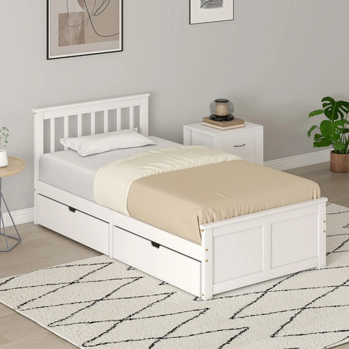 Single bed frame bedroom - single,
