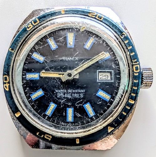 1971 mens timex divers - ss,