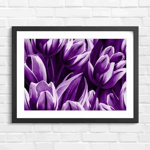 Vibrant tulip garden - vibrant,