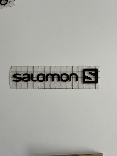 Salomon sticker black 19cm - /,
