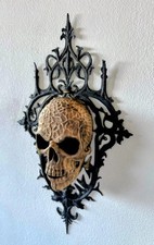 Ornate Gothic Skull Black &
