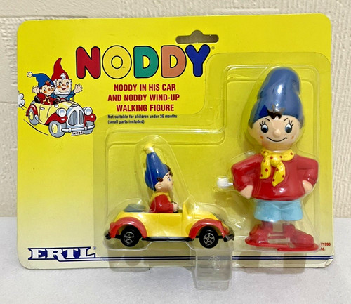 Vintage ertl noddy his car - ertl,