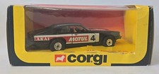 Vintage Boxed Corgi 318 Jaguar XJS Diecast Model Car #4 Black Rally Motul
