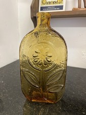 Vintage Amber Empoli Glass