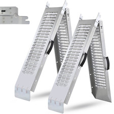 2 x Foldable Aluminum Steel