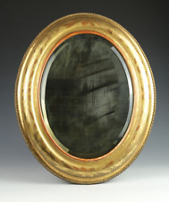 Antique French Bevelled Glass Mirror in Ornate Gilt Frame