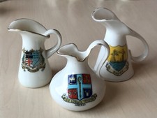 Crested China 3 jugs Barry
