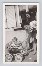 Old B&W Photo Women with Baby