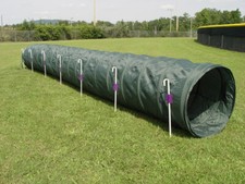 Dog Agility Tunnel with Stakes