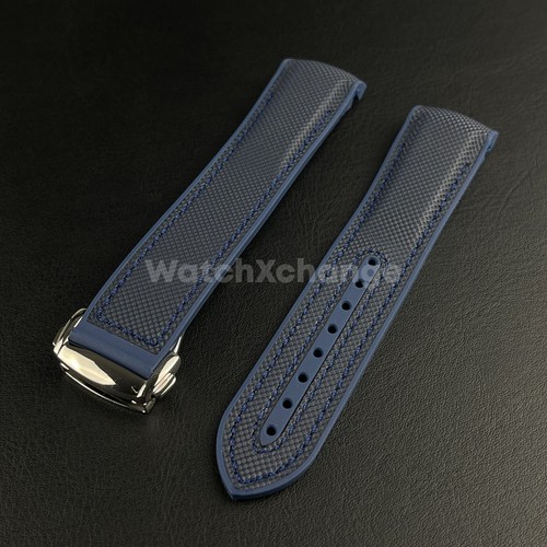 Blue curved end silicone - blue,