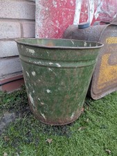 Vintage Green Bucket Prop Pail