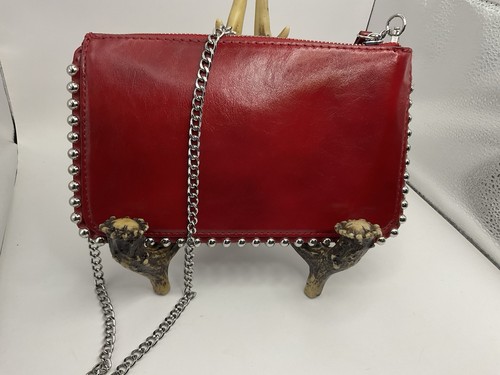 Zara red shoulder bag purse - zara,