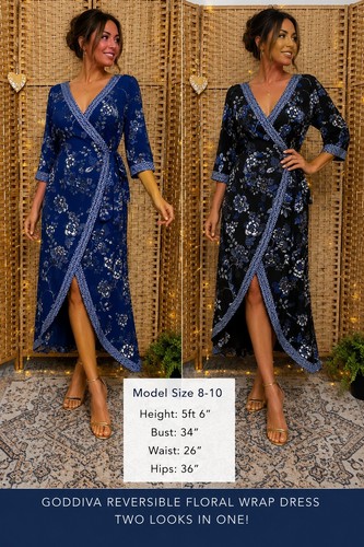 Goddiva reversible floral wrap - goddiva,