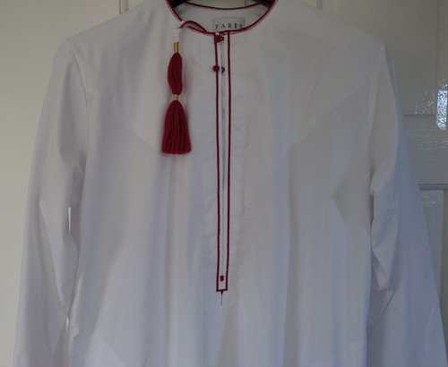 Faris thobes premium white - faris,