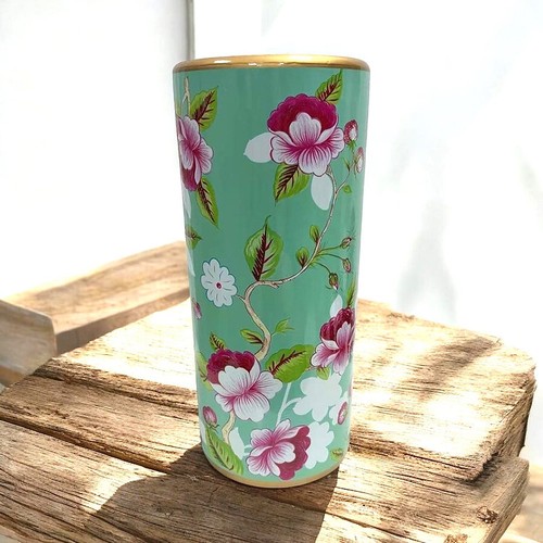 Green floral umbrella - floral,