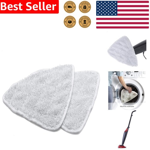 6pk white microfiber - steam, mop