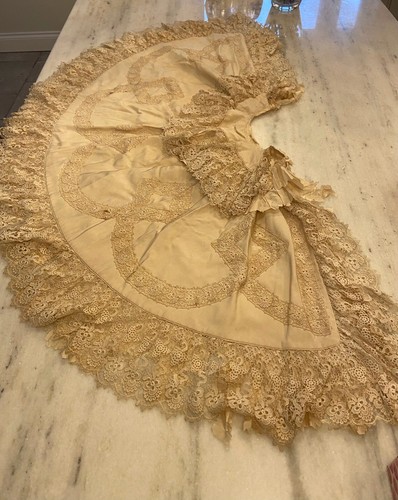 Original victorian cream - victorian, silk