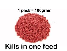 Rat & Mouse Rodent Poison Bait Killer Maximum Strong Bait Single Feed Kills