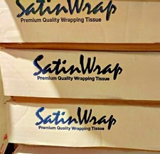SATIN WRAP 20" x 30" Case 2,400 Premium Wrapping Tissue Papers Mulberry Red Wine