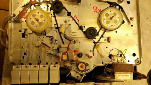 Reel player belt - reel, for