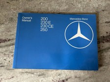 Vintage Mercedes Owners Manual