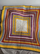 Vintage crochet blanket - crochet, /throw