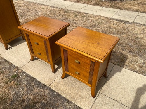 Soild oak bedside drawers 2 - soild,