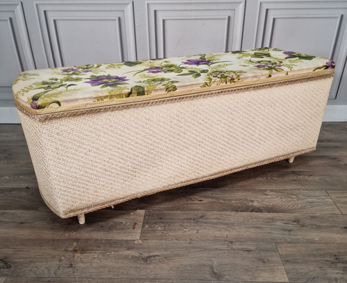 Vintage ottoman blanket - vintage, box