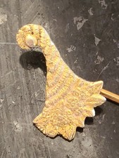 Masonic Silver Gilt Steward/Cornucopia stick pin badge