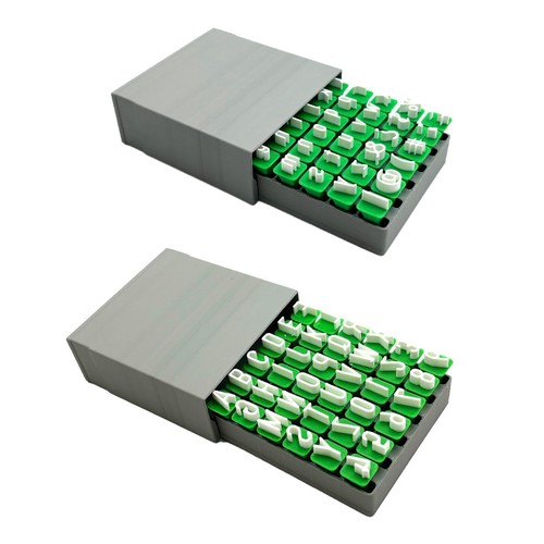 Letter stamps for clay - letter,