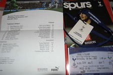 SPURS 125 YEARS PROG, COMPLETE