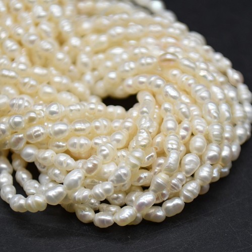 Freshwater rice pearl beads - freshwater,