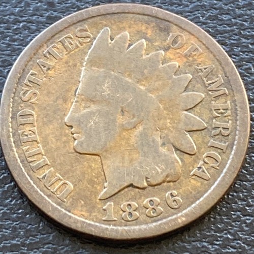 1886 indian head - head, cent