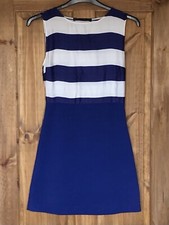 Zara blue and white striped