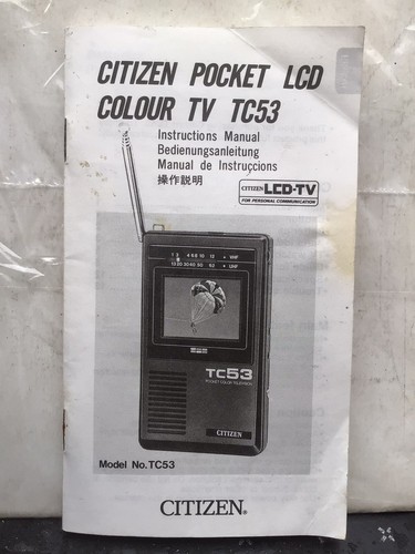 Citizen pocket lcd - lcd, colour