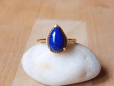 Natural Lapis Lazuli Solitaire