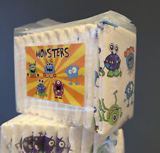 ABDL Monster Diapers Adult Baby - 10 Pack Size/Medium