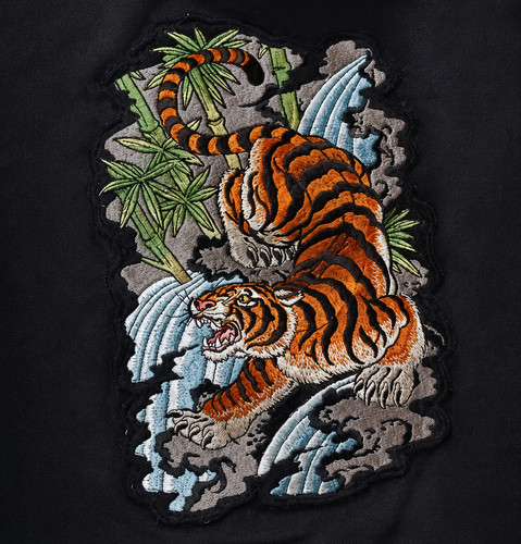 Dussault ink tiger hoodie - ink, xl