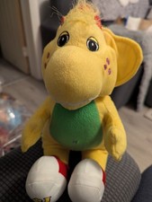 Barney the Dinosaur, BJ Dinosaur Plush Soft Toy Quite Rare 2013 Slight Hole