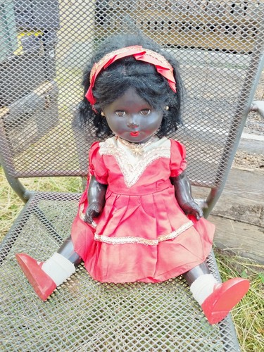 Vintage antique black baby - vintage)antique,