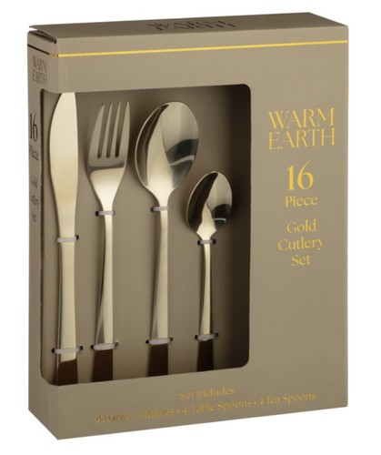 Warm earth gold - gold, cutlery
