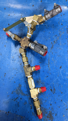Deep water fording brass hose - water,