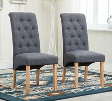Dining Chairs With BUTTONS