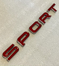 RED RANGE ROVER SPORT REAR